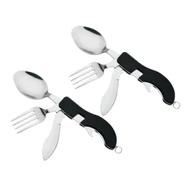 Michelino 2-tlg. 4in1 Campingbesteck-Set
