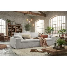 KAWOLA Sofa NETTA hellgrau