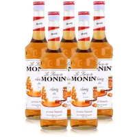 Monin Sirup Honig 700ml - Cocktails Milchshakes Kaffeesirup (5er Pack)