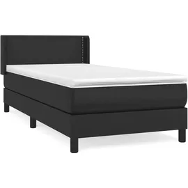 vidaXL Boxspringbett 100 x 200 cm Schwarz