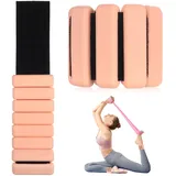2 Stück Gewichtsmanschetten Fußgewichte Set, verstellbare Handgelenkgewichte für Beine und Arme, Pilates Gewichte Knöchelgewichte für Yoga Tanz Gehen Joggen Walking Ankle Weights Pilates Set Rosa