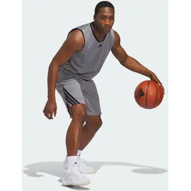 adidas Basketball Legends Tanktop Grey Three / Black S