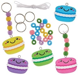 Macaron-Schlüsselanhänger & Taschenanhänger-Bausätze (pro Set 5) Bastelsets