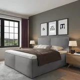 Halmon Schlafkomfort Betten Milano 120 x 200 cm H2 Grau