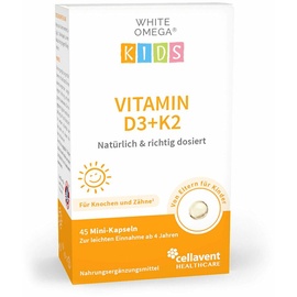 Cellavent Healthcare GmbH WHITE OMEGA KIDS Vitamin D3 + K2
