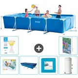 Rechteckiger Frame Pool - 450x220x84 Cm - 7-teilig  S137