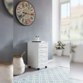 KADIMA DESIGN Itter Schubladenschrank 33x38x63 cm weiß