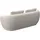 flexlux 2,5-Sitzer Torino, rund, Couch, Loveseat, Modernes, organisches Sofa-Design, Kaltschaum, Wellenunterfederung braun
