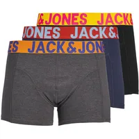 JACK & JONES Jaccrazy black/navy/dark grey S 3er Pack