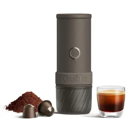 outin Mino Tragbare Espressomaschine Space Grau