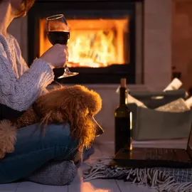 Relaxdays Zeitungskorb aus Filz 32 x 24 x 28 cm grau