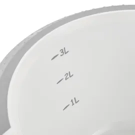 KEEEPER Rührschüssel "carlotta" 1,5 Liter weiß/nordic-grey - Grau