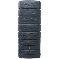 4rain Slim Stone Decor Wandtank 500 l graphitegrey