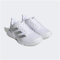 adidas Court Team Bounce 2.0 W Damen (Weiß 8,5 UK, 42 2/3 EU) Hallenschuhe