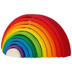 goki evolution Bausteine »Regenbogen« aus Holz, 11 Teile