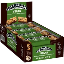 eat-natural Müsliriegel Vegan, je 40 g, 12 Riegel