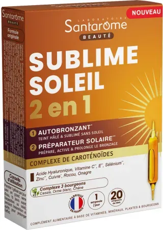 Santarome Sublime Soleil Selbstbräuner Und Sonnenvorbereiter Ampullen 20x10ml