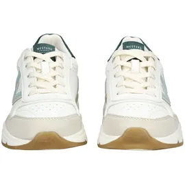 Mustang Sneaker in Weiß/Grün | Gr.: 39