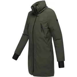Navahoo Mantel Winterzart 14 oliv / schwarz 5XL