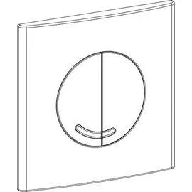 Wisa Bedienplatte Argos df Kunststoff Glanzchrom 8050414651 -