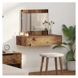 vidaXL Schminktisch Wandmontage Altholz 83x40x70 cm