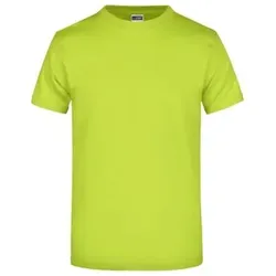 Komfort T-Shirt Rundhals JN002, acid-gelb, Größe XXL - gelb - XXL