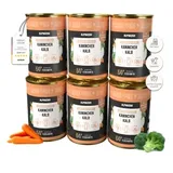 alphazoo Nassfutter Senior Hund Kaninchen + Kalb 6 x 400 g