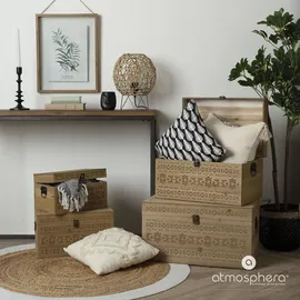 ATMOSPHERA CREATEUR D'INTERIEUR KURS Jute White Edge D120