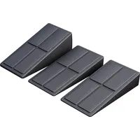 Gorilla Sports GORILLA SPORTS® Wadendehner 3er Set, Rutschfest, Verstellbar, bis 300 kg, aus Polypropylen - Knieretter, Wadentrainer, Calf Stretcher, Wadenbrett - Schwarz