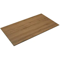 BIG Möbel GmbH Tischplatte Outdoor | HPL Compact | Eiche Natur | 120x70 cm | Made in Germany