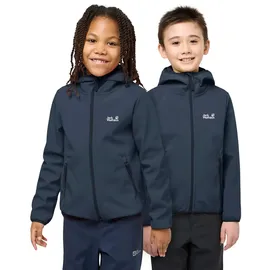 Jack Wolfskin Fourwinds Kids Softshelljacke Blau 176