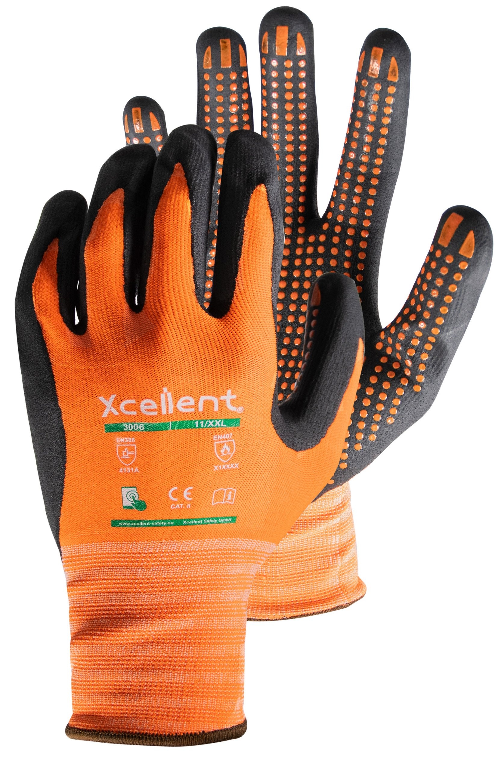 Xcellent Handschuhe XC-Line, orange, 7