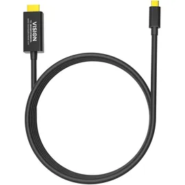 Vision USB-C zu HDMI Kabel 2 m Schwarz