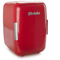balvi Kühlschrank Drinks Farbe Rot Tragbarer Minikühlschrank, der Getränke und Nahrungsmittel frisch
