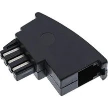 InLine InLine®, TAE-F Adapter, TAE-F Stecker auf RJ11 Buchse, für Import Telefone