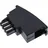 InLine InLine®, TAE-F Adapter, TAE-F Stecker auf RJ11 Buchse, für Import Telefone