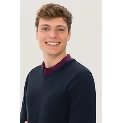 HAKRO V-Pullover 144 Merino Wool - tinte - 3XL