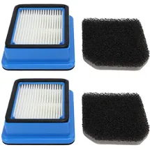 TOPINCN 2Set Filterelement Ersatz für Q6 Q7 Q8 WQ61 WQ71 WQ81 Staubsauger Zubehör Filter Kompatibel mit Staubsauger