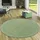 Snapstyle Hochflor-Teppich Luxus Hochflor Langflor Teppich Milano Rund, Rund, Höhe: 43 mm grün 100 cm x 100 cm x 43 mm