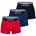 Boxershorts blau/rot XXL