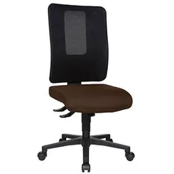 Topstar Bürostuhl Open X (N), OX1000 G080 Stoff braun, Gestell schwarz