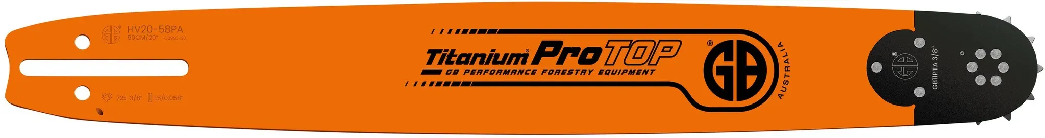GB Führungsschiene Titanium ProTOP 3/8