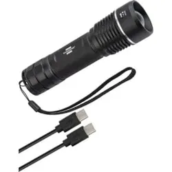 Brennenstuhl LuxPremium Akku-Fokus LED-Taschenlampe TL 1201 AF IP67 / Taschenleuchte mit heller CREE-LED (stufenloser Fokus, 1200lm, 210m Leuchtweite, max. 31h Leuchtdauer)