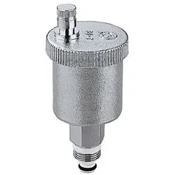 Caleffi Automatischer Schnellentlüfter 502141 1/2AG mit Absperrventil verchromt Minic