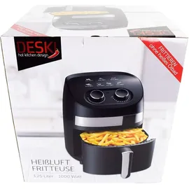 expo-bˆrse Heißluftfritteuse 3,5 Liter schwarz