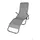 Trendline Sonnenliege 200 x 70 x 30 cm Taupe
