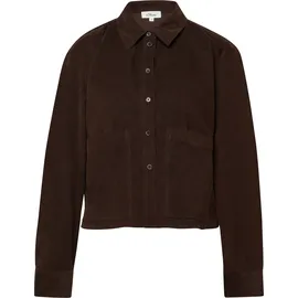 s.Oliver Verkürzte Feincord-Bluse mit aufgesetzten Taschen - 44