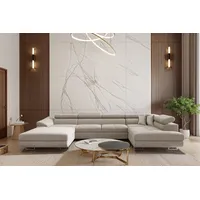 Fun Möbel Wohnlandschaft Schlafsofa Sofa CARMELO in Stoff Nova