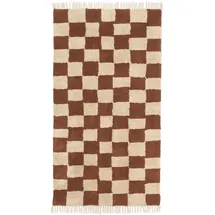 Ferm Living Teppich waschbar, Mara - Rust/Warm sand