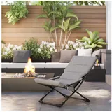 Outsunny Gartenstuhl 66 x 94 x 79 cm grau 1 St.